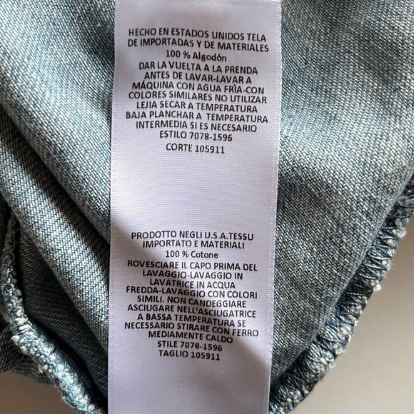 CURRENT/ELLIOTT THE DWELLER OVERALL COLOR JONI SIZE 3 (L) WIDE LEG DENIM. NWT. - Picture 14 of 16